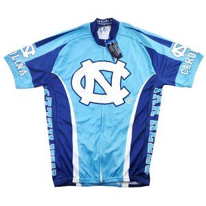 University North Carolina Tar Heels Cycling Jersey Full Zip Adrenaline XL NWT
